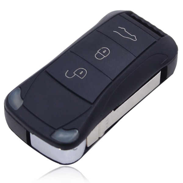 3/2 knappar Cayenne bil fjärrkontroll för Porsche Black 3 buttons
