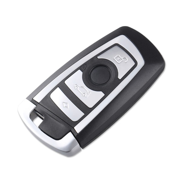4-knappars ersättningsfjärrnyckelskal till BMW Svart one size