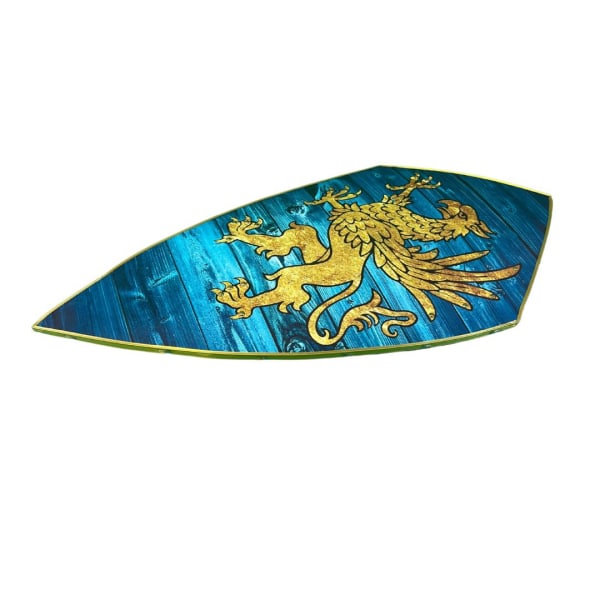 Medeltida Rampant Eagle Shield av trä SWE168 multifärg one size