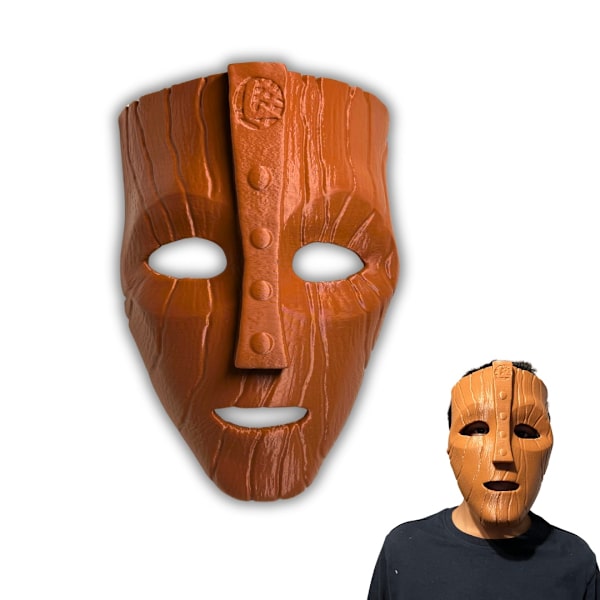 Cosplay Mask of Loki Halloweenfest The Mask Movie Brun L