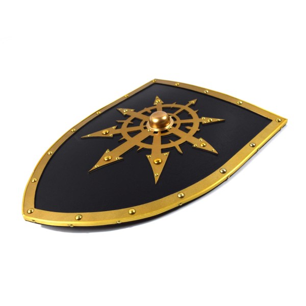 Symbol för kaos Böjd Viking träsköld SWE113 multifärg one size