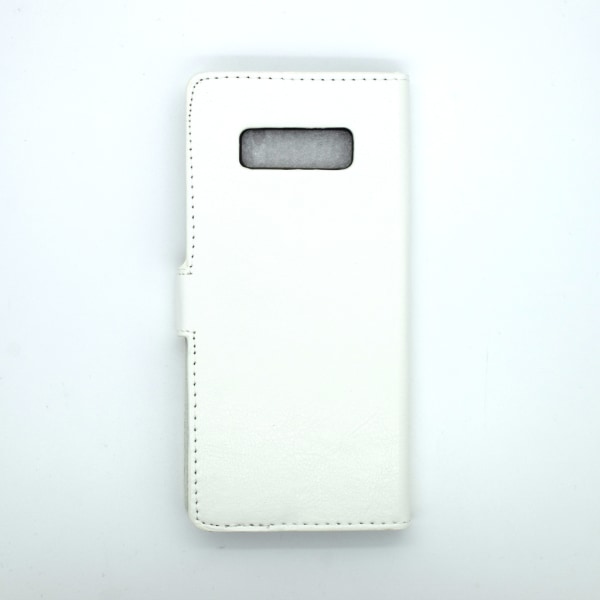 Note 8 plånbok fodral skydd sky case vit Vit