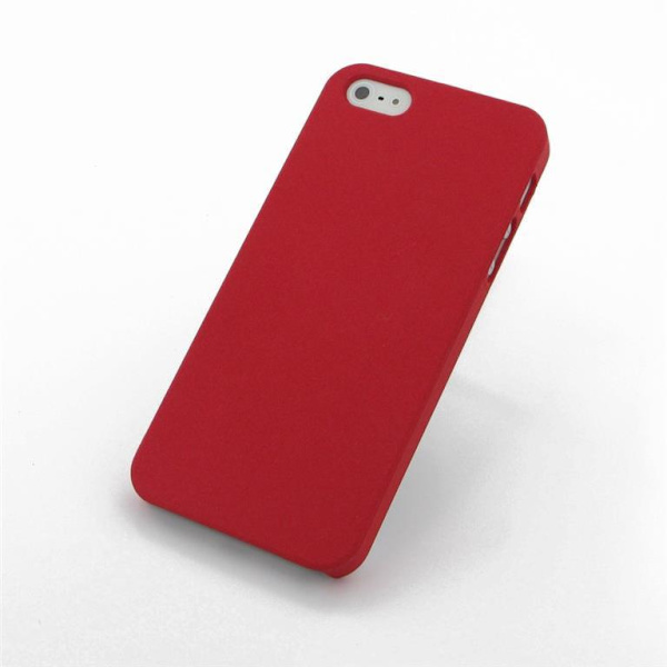 Apple Iphone 4 4S Skal Skydd Matte Case Röd Röd