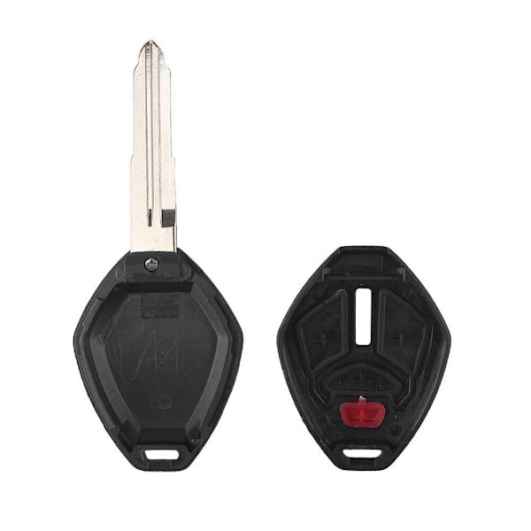 3-knappars fjärrnyckelskal MIT11R för Mitsubishi Svart one size