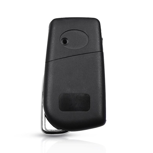 3 knappar Flip Key Shell Remote Case för Toyota Svart one size