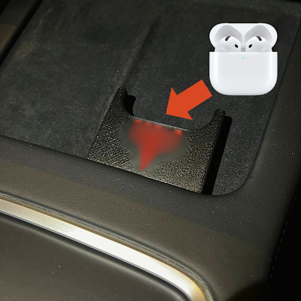 Airpods lyftare för att ladda för Tesla Svart M