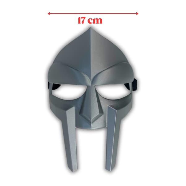 Cosplay Gladiator Halloween festmask Silver L
