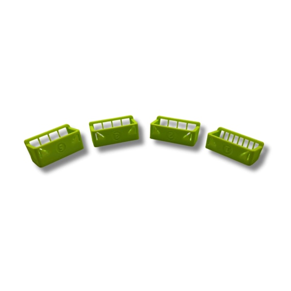 Kammar för Philips OneBlade rakhyvel (4x) 1,2,3,5 mm Grön M