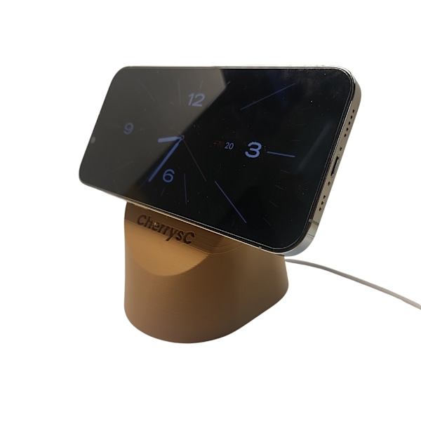 A100 Magsafe Standby Dock för iPhone Brun M