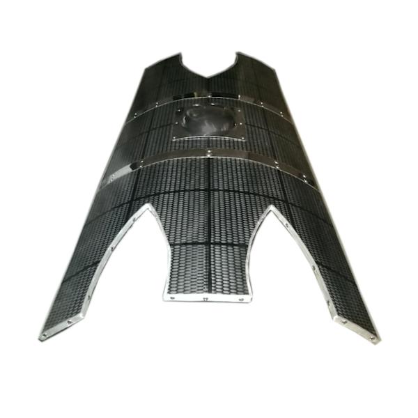 Trä / metall Medeltida Kalasag Warriors Shield SWE121 multifärg one size