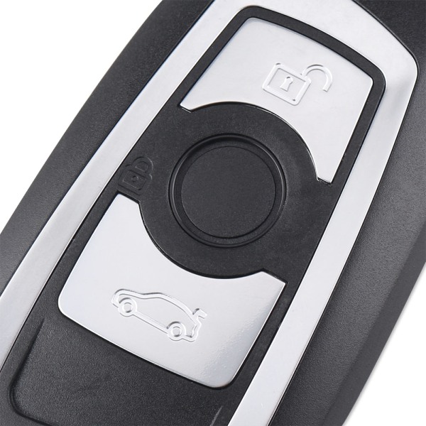 3-knapps ersättningsfjärrnyckel B-skal för BMW Svart one size