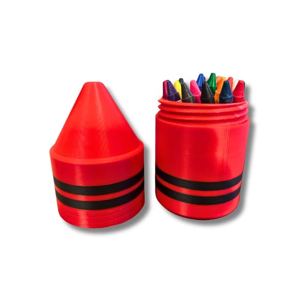 The Crayon Keeper | Kritbehållare Röd M