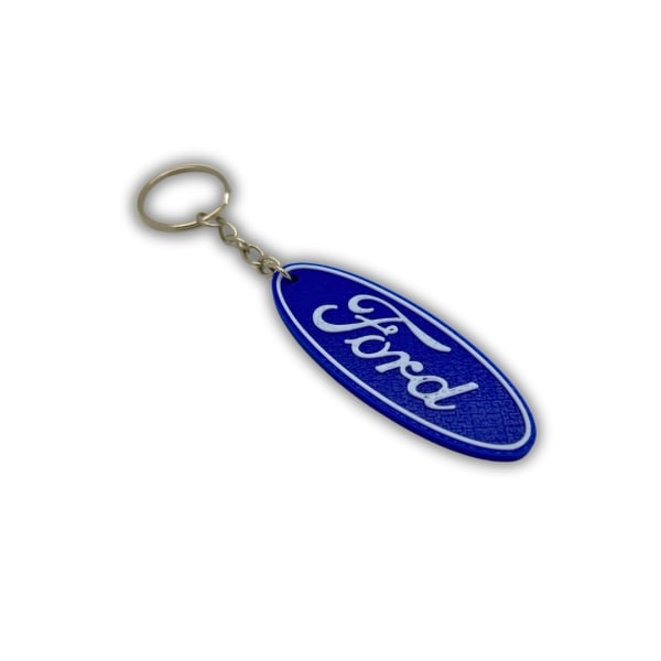 Nyckelring nyckelring emblem logotyp för Ford Blå M