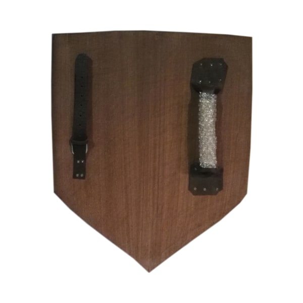 Trämedeltida Viking Cross Shield - Röd SWE103 multifärg one size
