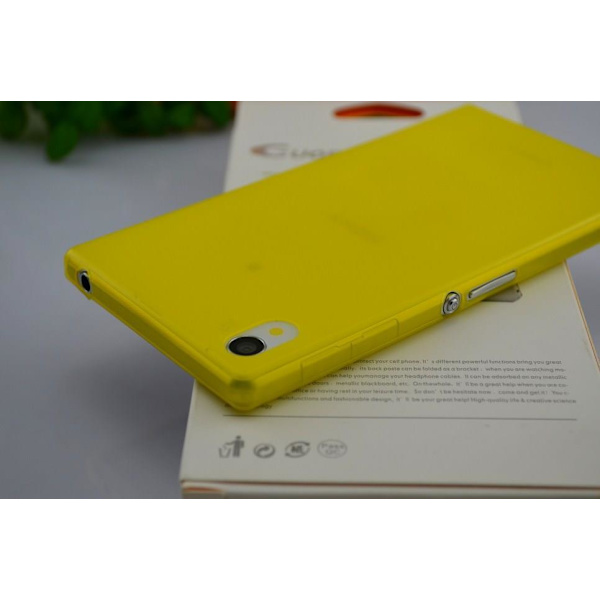 Sony Xperia Z1 L39h Skydd Skal Case Gul Gul