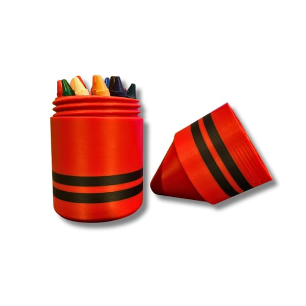The Crayon Keeper | Kritbehållare Röd M