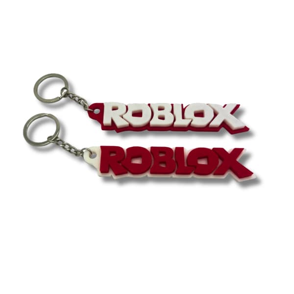 2x Roblox nyckelring Röd M