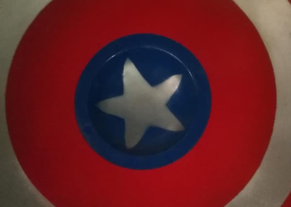 Captain America träsköld SWE155 multifärg one size