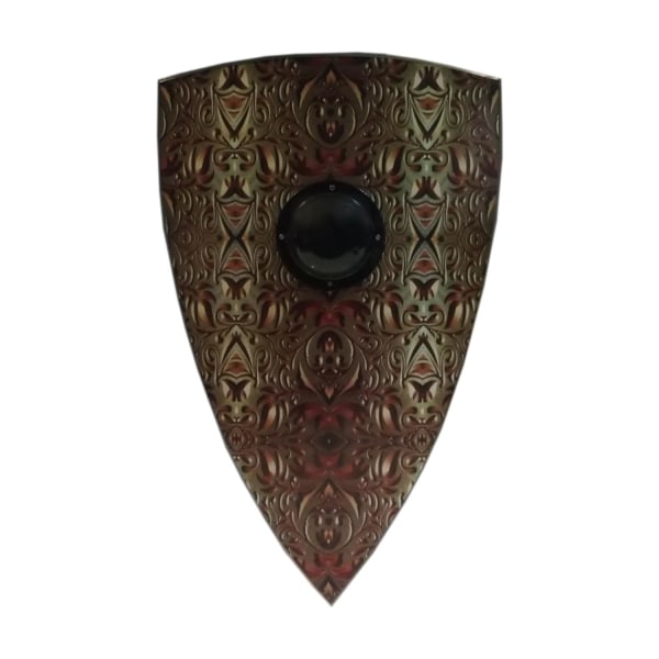 Trä Medeltida antika asiatiska Black Forest Shield SWE142 multifärg one size