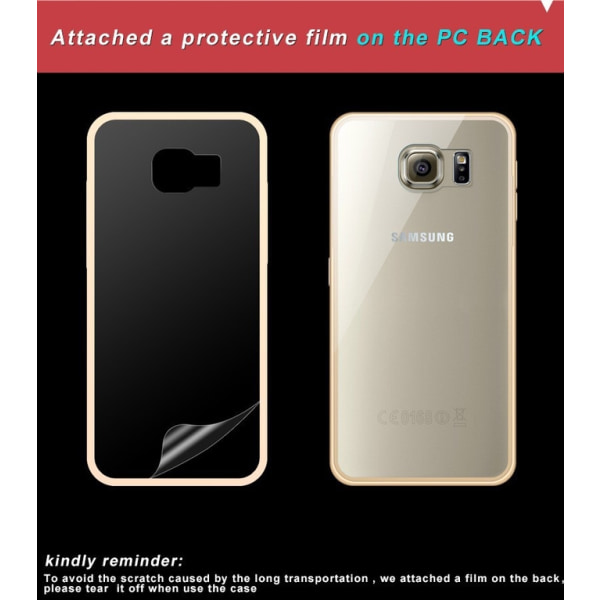 Galaxy S6 edge ultratunn aluminium skal cover marinblå Blå