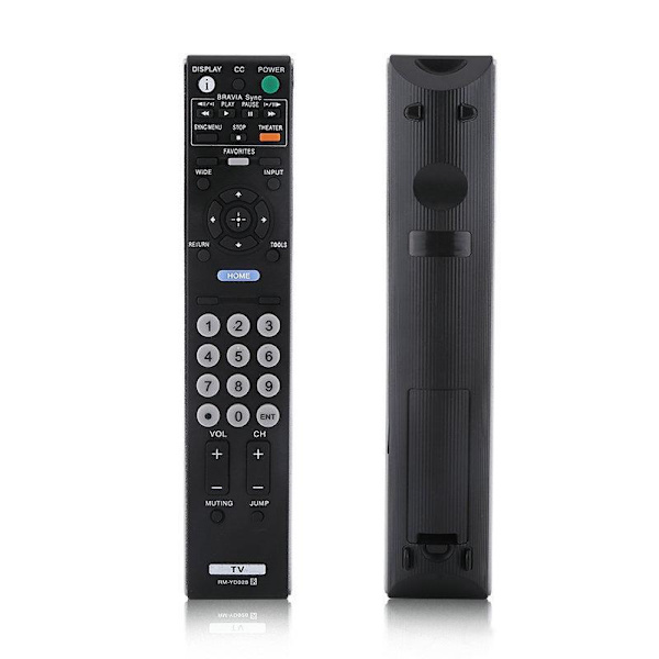 Universal RM-YD028 fjernkontroll for Sony Bravia HDTV Svart one size