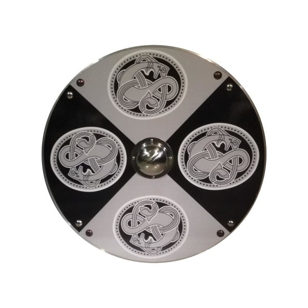 Trämedeltida fyra ormar Viking Shield SWE80 multifärg one size