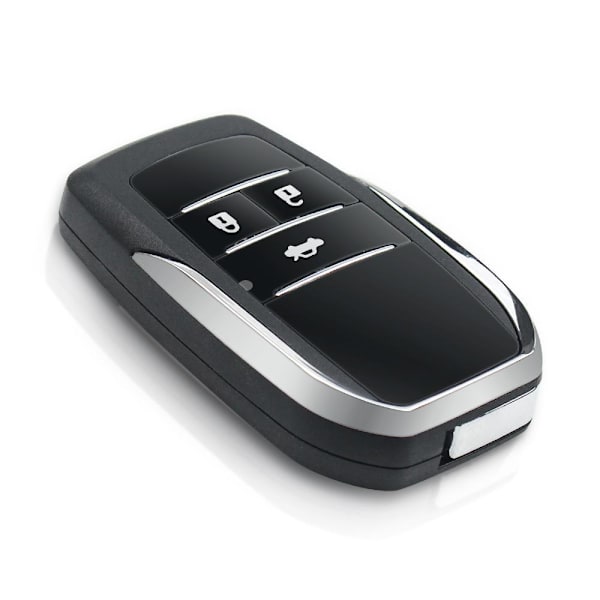 Modifierad 2/3/4 -knappens fjärrnyckel för Toyota Corolla Rav4 Black 3 buttons