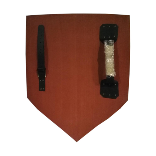 Trämedeltida Viking Cross Shield - Svart SWE102 multifärg one size