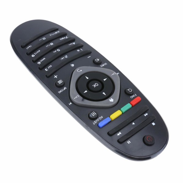 Universal smart TV-fjärrkontrollersättning för Philips TV/DVD Svart one size