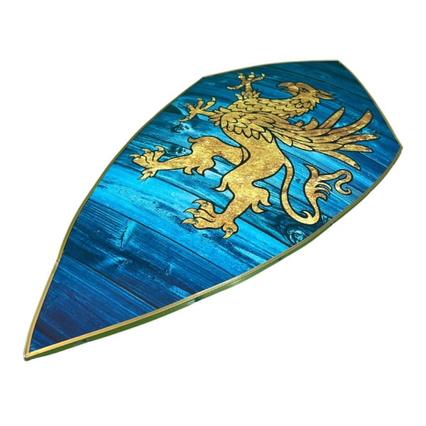 Medeltida Rampant Eagle Shield av trä SWE168 multifärg one size
