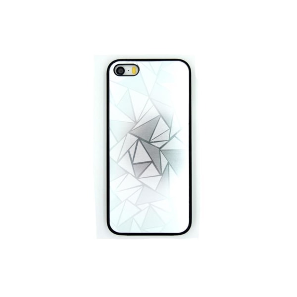 Apple Iphone 5 5S Skal Cover Skydd Vatten Kub Case Silver Silver