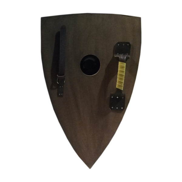 Trä Medeltida Fleur de lis Shield SWE144 multifärg one size