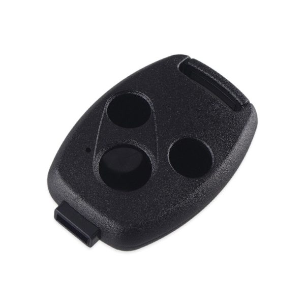 3-knappars fjärrnyckel FOB-fodral till Honda Svart one size