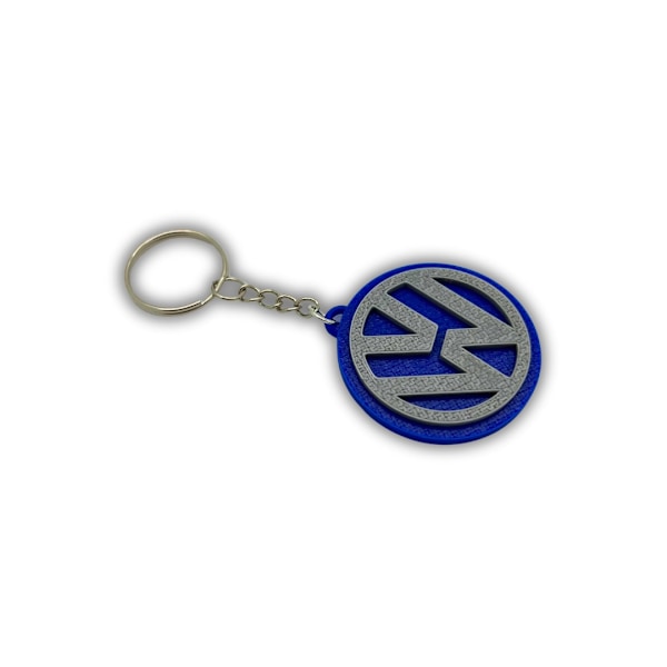 Nyckelring nyckelring emblem logotyp för VW Blå M