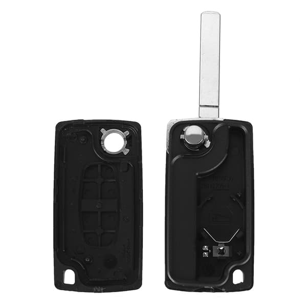 2-knapps CE0536 bilnyckelskal VA2 för Citroen Svart one size