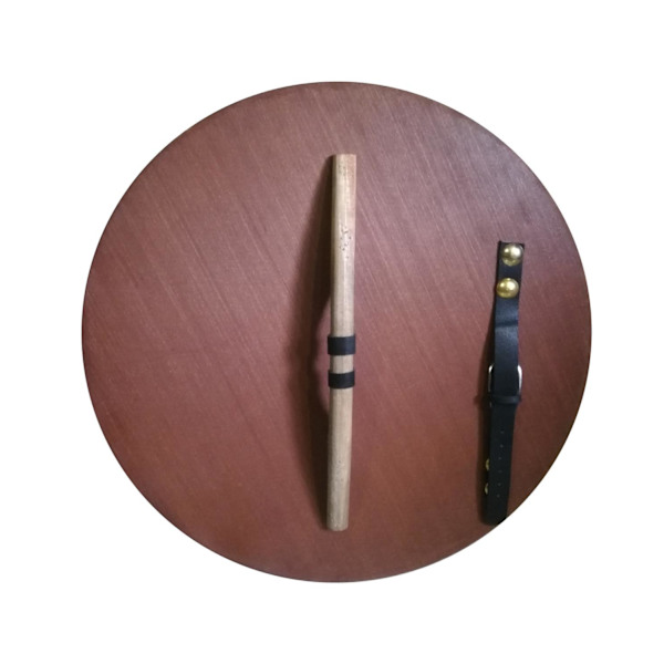 Trä Viking Odin Horn handgjord sköld SWE25 multifärg one size