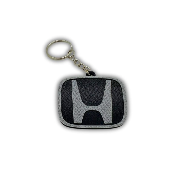 Nyckelring nyckelring emblem logotyp för Honda Svart M