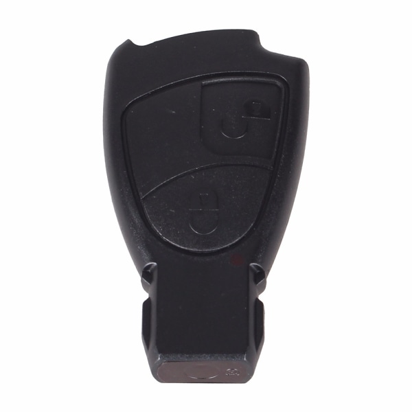 Bilnyckelvåg 2-knapps nyckelskal till Mercedes Benz Svart one size