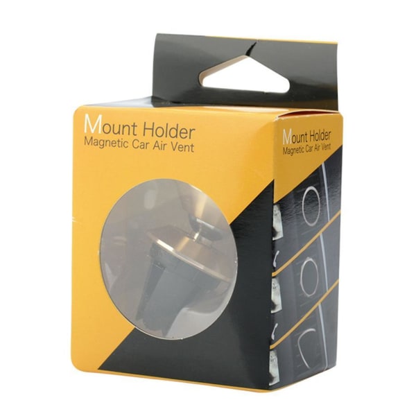 Bilventilator magnethållare för mobiltelefonfäste Guld one size