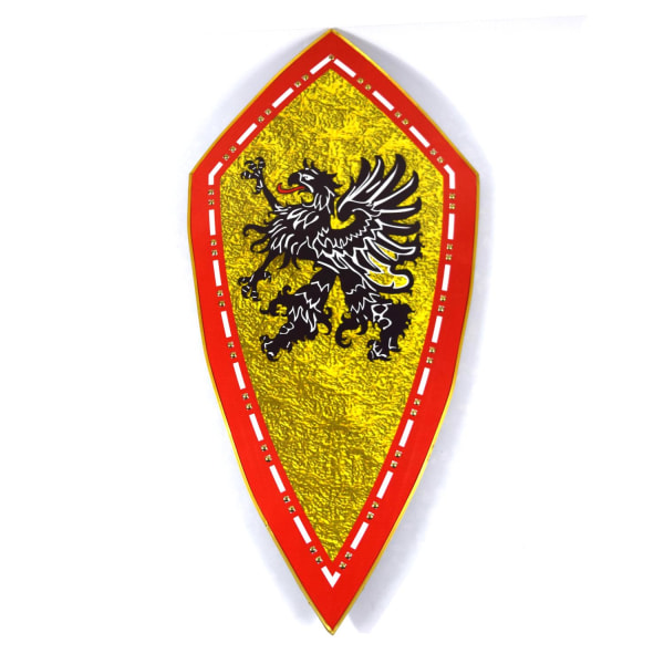 Trä medeltida heraldisk örnsköld SWE166 multifärg one size