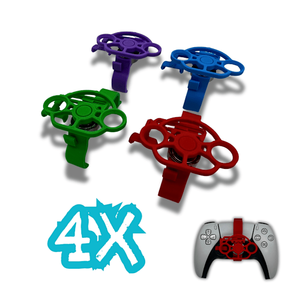 4x Gaming racing hjul ministyrning för PS5 Controller multifärg M