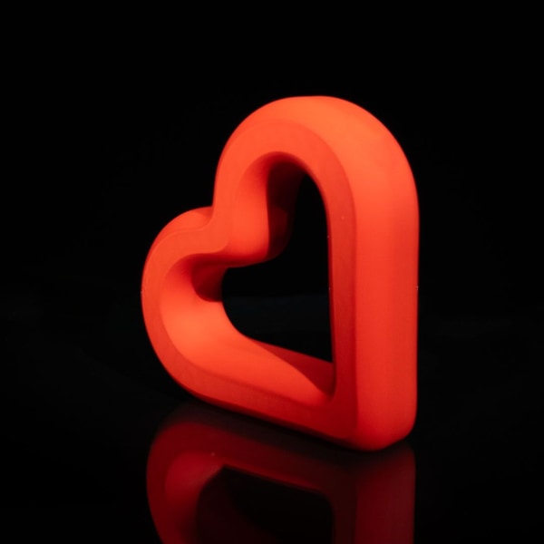 Valentine hjärta vas heminredning Röd M