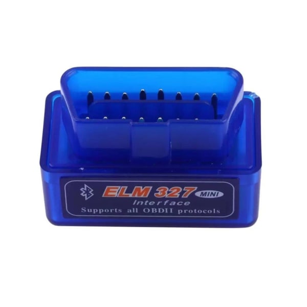 Diagnostisk skanner OBD2 ELM 327 Bluetooth för bilar Blå M