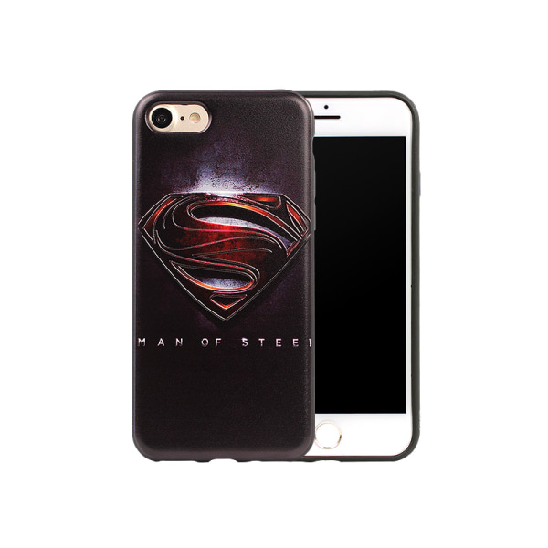 Iphone 6+/6S+ Plus Avengers Mjuk Skal Case Superman Blå