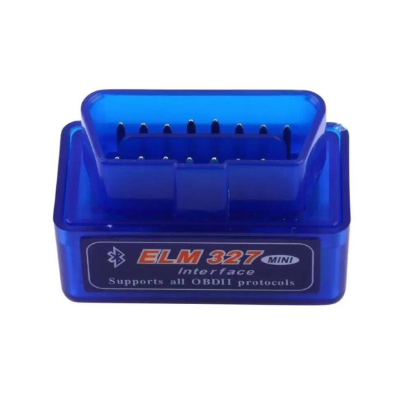 Diagnostisk skanner OBD2 ELM 327 Bluetooth för bilar Blå one size