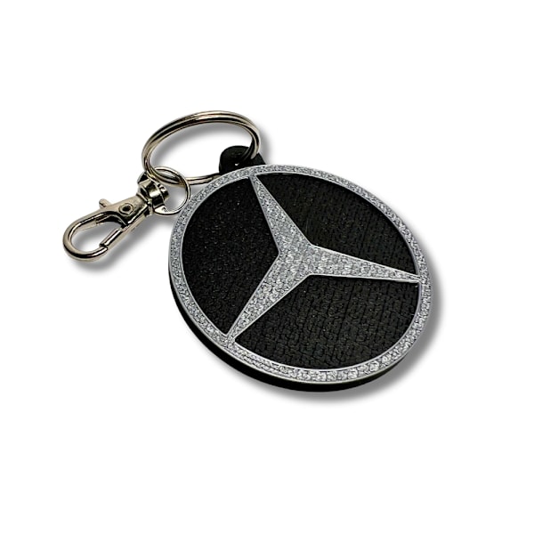 Nyckelring med krok till Mercedes Benz Svart M