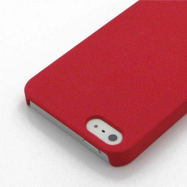 Apple Iphone 4 4S Skal Skydd Matte Case Röd Röd