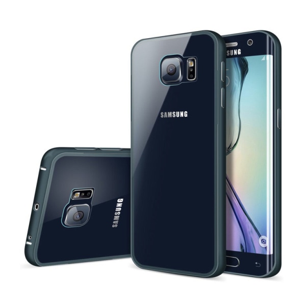 Galaxy S6 edge ultratunn aluminium skal cover marinblå Blå