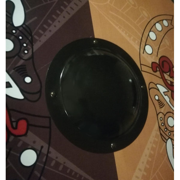 Trämedeltida lädergrepp Viking Shield SWE75 multifärg one size
