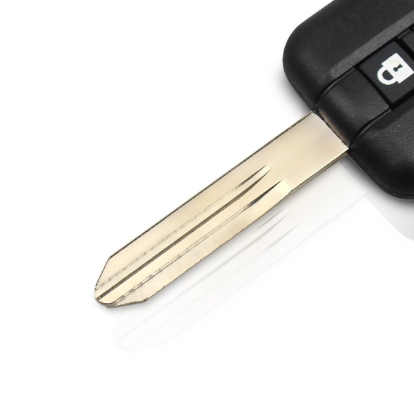 Ersättningsnyckel fjärrkontroll 3 knappar skal för Nissan Svart one size